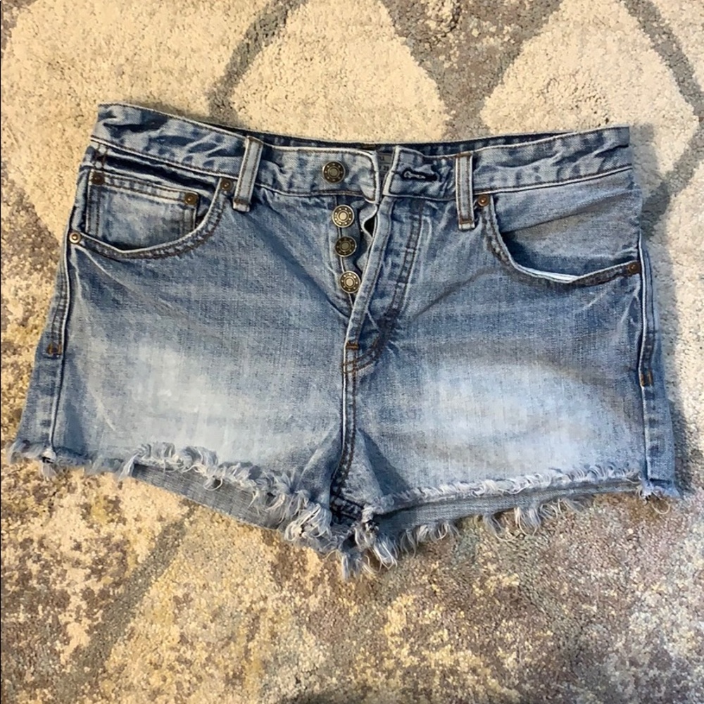 Free People Denim shorts